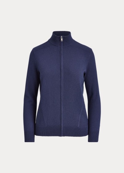 Sueter Ralph Lauren Mujer Azul Marino - Cashmere-Blend Golf - UOTCX6291